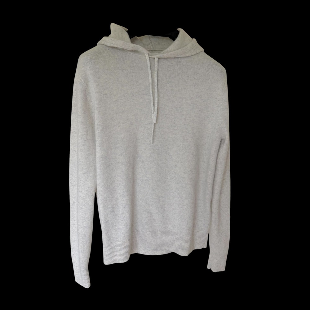 The Commons 100% Cashmere Hoodie Dove Grey XL MGF-MGS-10137